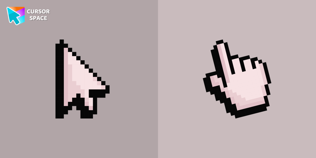 Custom Cursor Default Pink Pixel For Chrome